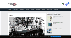 Desktop Screenshot of galleriascogliodiquarto.com